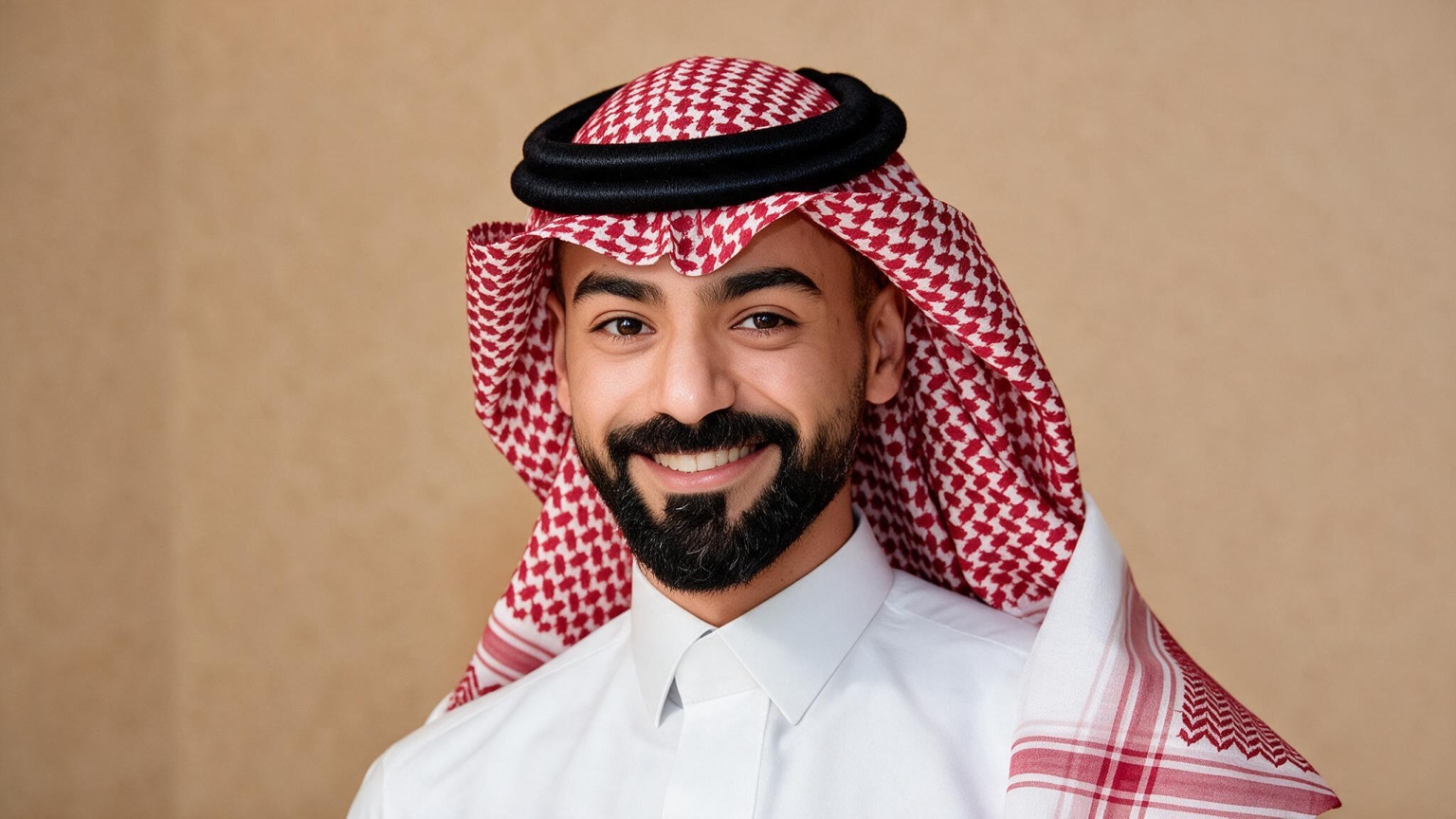فهد الشمري، أبو حاتم، بالثوب والشماغ